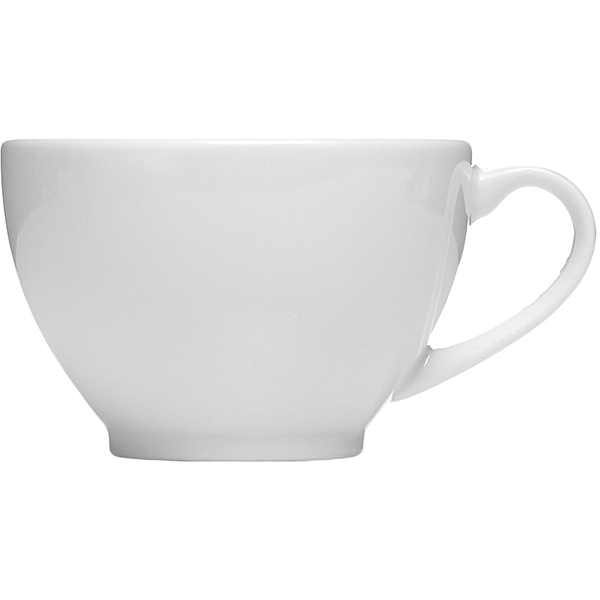 Чашка кофейная «Монако Вайт»; материал: фарфор; 85 мл; диаметр=6.5, высота=5.3, длина=8.5 см.; белый