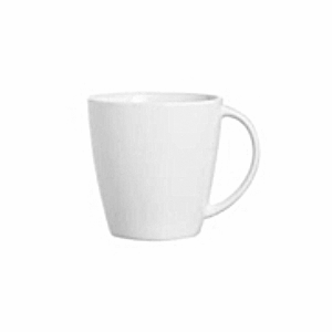 Чашка кофейная «Олеа»; материал: фарфор; 110 мл; диаметр=61, высота=60, длина=80 мм; белый