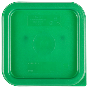 Крышка для контейнера на 1.9л/3.8л; полиэтилен; высота=2, длина=19, ширина=19 см.; зеленый