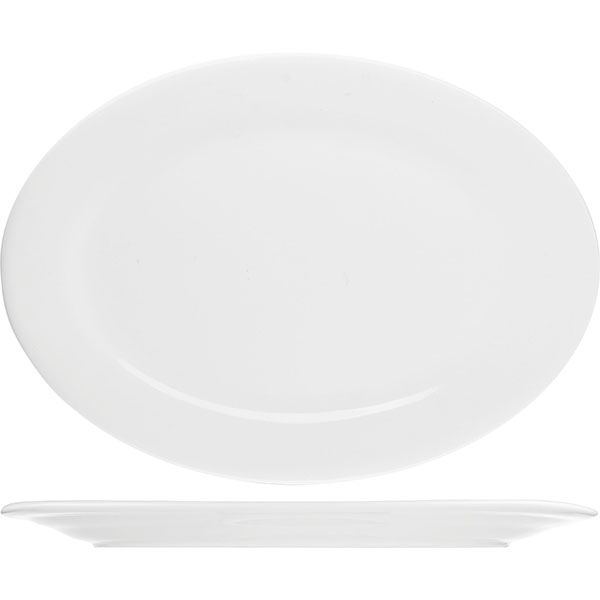 Блюдо овальное «Коллаж»  материал: фарфор  длина=35, ширина=27 см. Kit