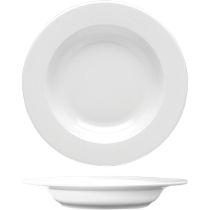 Тарелка глубокая «Это Рома»; материал: фарфор; диаметр=22.5 см.; белый