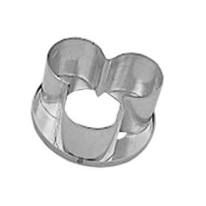 Резак «Клевер»; сталь нержавеющая; диаметр=5 см.