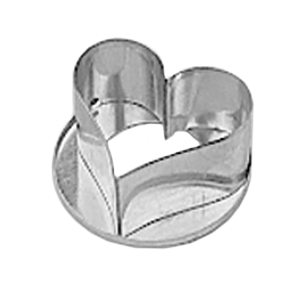 Резак «Сердце»; сталь нержавеющая; диаметр=5 см.