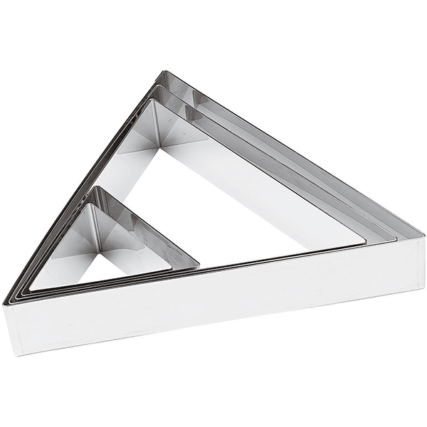 Форма кондитерская «Треугольник»  сталь нержавеющая  высота=45, длина=120 мм Paderno