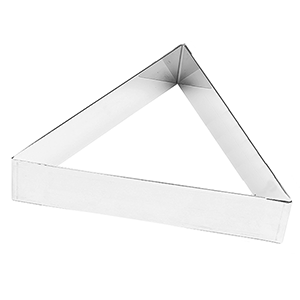 Форма кондитерская «Треугольник»  сталь нержавеющая  высота=45, длина=220 мм Paderno
