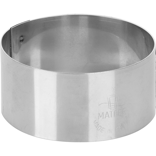 Кольцо кондитерское  сталь нержавеющая  диаметр=62, высота=30 мм MATFER