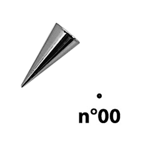 Насадка кондитерская для декора №00 D-0.4 мм; сталь; диаметр=0.4 мм