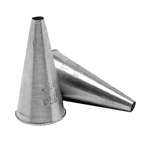 Насадка кондитерская (2 штуки)  сталь нержавеющая  диаметр=9 мм MATFER