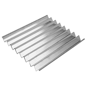 Форма для выпечки кондитерских изделий; сталь нержавеющая; длина=30, ширина=28 см.; серебристый