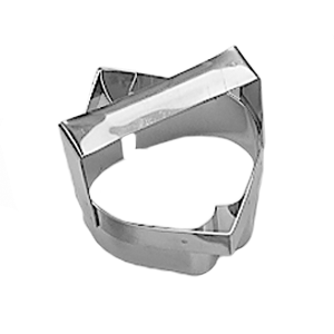 Резак кондитерский «Яблоко»; сталь нержавеющая; длина=12, ширина=11 см.