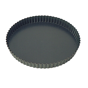 Форма кондитерская рифленая; сталь, антипригарное покрытие; диаметр=240, высота=25 мм