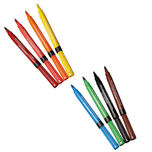 Набор фломастеров для декорирования (8 штук); разноцветные