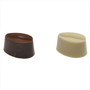 Форма для шоколада «Овал» [28шт]  высота=17, длина=30, ширина=19 мм  MATFER