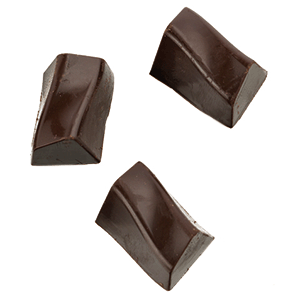 Форма для шоколада «Зигзаг» [28шт]  высота=17, длина=28, ширина=20 мм  MATFER