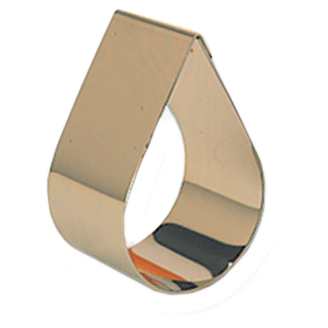 Форма кондитерская «Капля»; сталь нержавеющая; высота=4, длина=8, ширина=5 см.