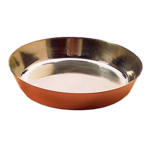 Форма для пирога; медь; диаметр=320, высота=56 мм