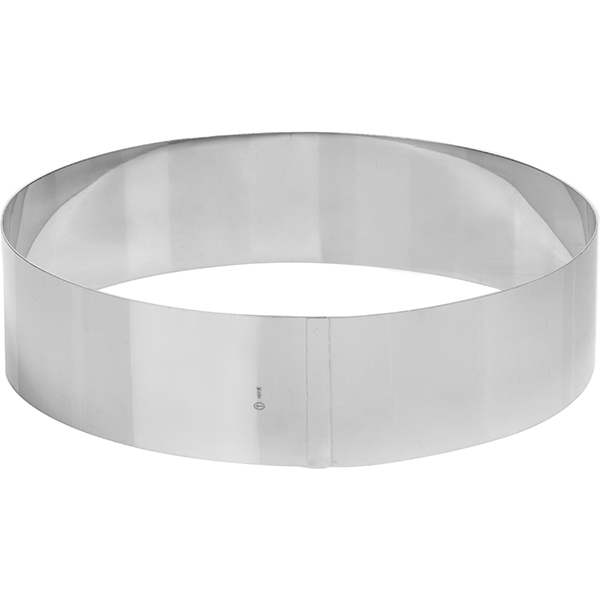 Кольцо кондитерское; сталь нержавеющая; диаметр=300, высота=60 мм; металлический