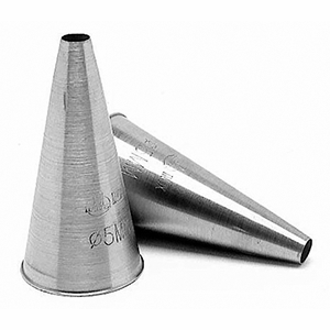 Набор кондитерских насадок (2 штуки); сталь нержавеющая; диаметр=2 см.