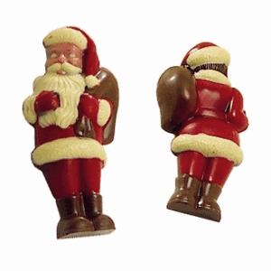 Форма для шоколада «Дед Мороз»; длина=14, ширина=6 см.