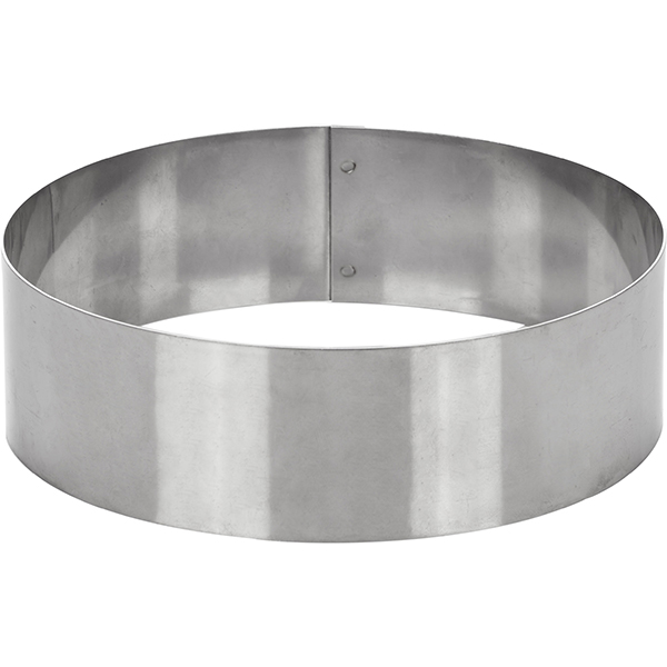 Кольцо кондитерское; сталь; диаметр=200, высота=60 мм; металлический