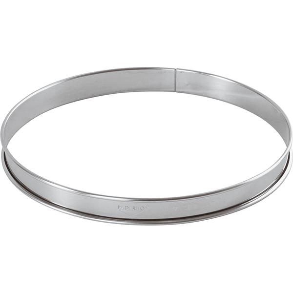 Кольцо кондитерское; сталь нержавеющая; диаметр=200, высота=20 мм; металлический