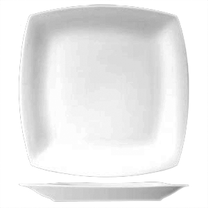 Тарелка мелкая «Штутгарт (декор)»; материал: фарфор; диаметр=15 см.; цвет: белый, зеленый