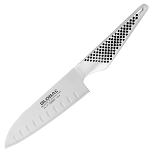 Нож «Сантоку»; сталь нержавеющая; длина=13 см.; металлический