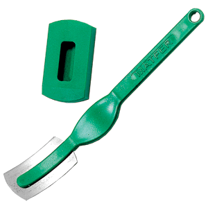 Набор кондитерских ножей (12 штук); пластик; длина=150/40, ширина=25 мм; зеленый
