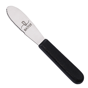 Нож для хлеба и масла; длина=18.5 см.