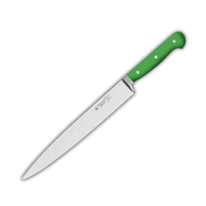 Нож для тонкой нарезки зеленый ручка; длина=18 см.
