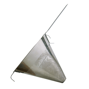 Дуршлаг китайский мелкая сетка; сталь нержавеющая; диаметр=23 см.