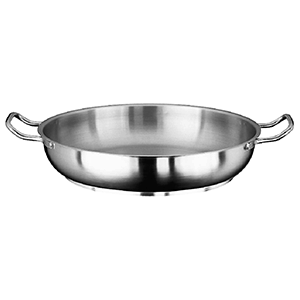 Сковорода для омлета с 2ручками; сталь нержавеющая; диаметр=450, высота=65 мм