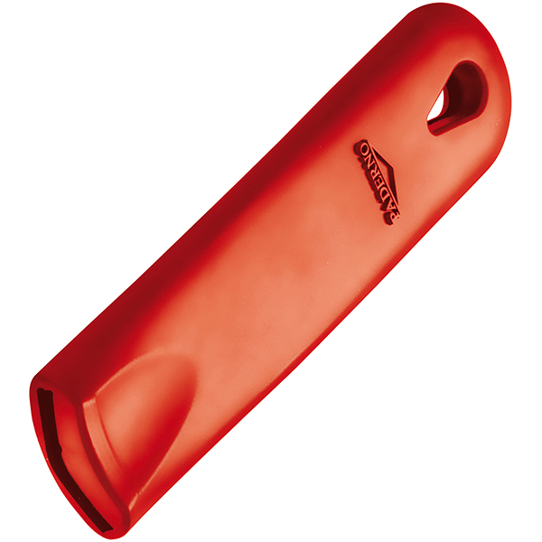 Ручка съемная для сковородок (диаметр=20-36 см.); материал: силикон; длина=15, ширина=3 см.; красный