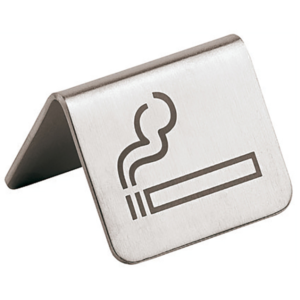 Табличка «Можно курить»  сталь нержавеющая  высота=3.5, длина=5.5, ширина=5 см. Paderno