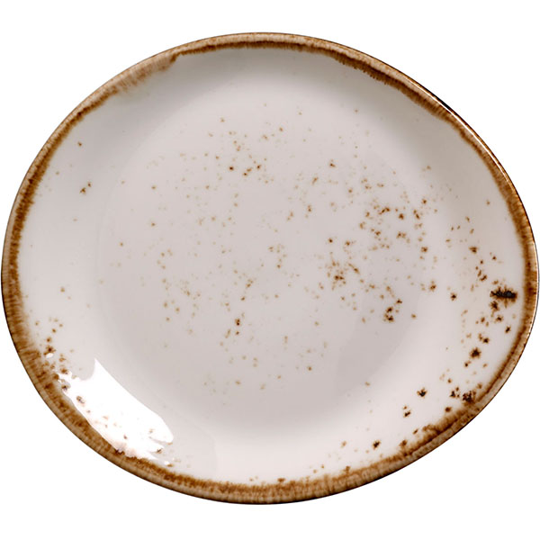 Тарелка пирожковая «Крафт»; материал: фарфор; диаметр=15.5, высота=1.8 см.; белый