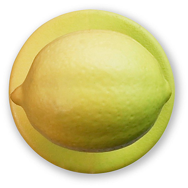 Пукли «Лимон» (12 штук)  пластик  желтый  Greiff
