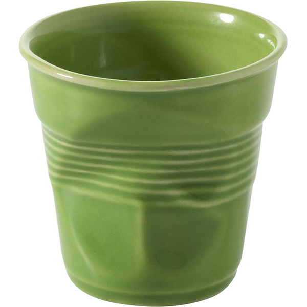 Стакан для эспрессо «Фруассэ»; материал: фарфор; 80 мл; диаметр=65, высота=60 мм; зеленый