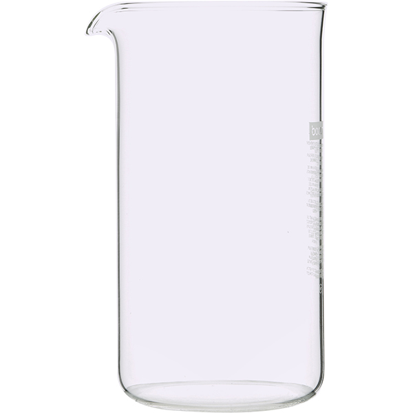 Колба для кофейника; стекло; объем: 1 литр; диаметр=95.1, высота=18, ширина=10.7 см.; прозрачный