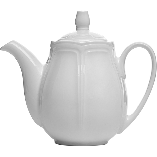 Чайник «Торино вайт»; материал: фарфор; 340 мл; белый