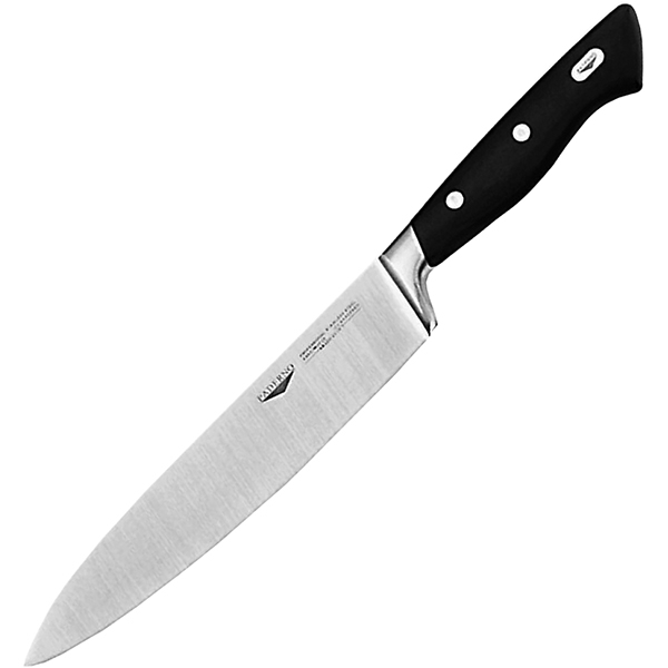 Нож поварской; сталь; длина=20 см.