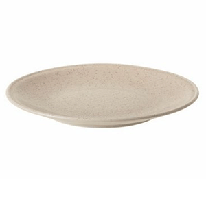 Тарелка мелкая «Рок»; материал: фарфор; диаметр=26 см.; бежевая
