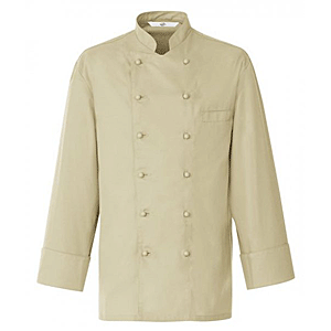 Куртка поварская, размер 56 без пуклей; полиэстер,хлопок; бежевая