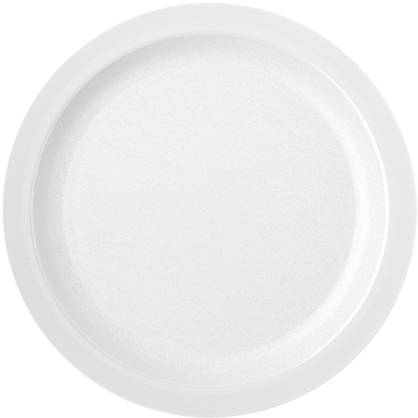 Тарелка; поликарбонат; диаметр=25 см.; белый