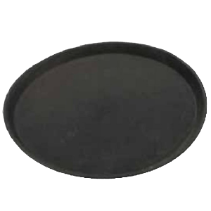 Поднос круглый; полипропилен; диаметр=41 см.; цвет: черный