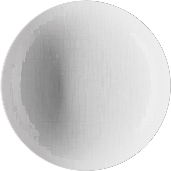 Тарелка глубокая; материал: фарфор; диаметр=24 см.; белый