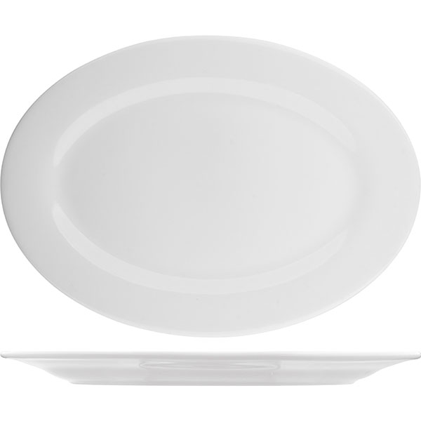 Блюдо овальное «Коллаж»  материал: фарфор  длина=30, ширина=21 см. Kit