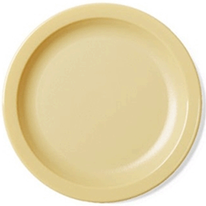 Тарелка; пластик; диаметр=16.5 см.; бежевая