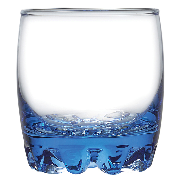 Олд Фэшн «Лайт блю»; стекло; 210мл; D=81,H=61мм; синий