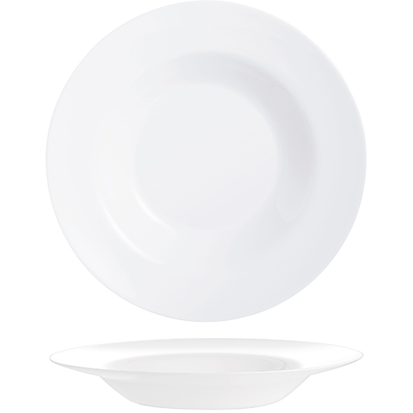 Тарелка для пасты «Бургер Солюшнс»  стекло  L=25,B=21.5см Arcoroc