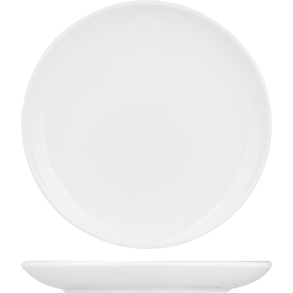 Тарелка мелкая без борта «Кунстверк»; фарфор; D=28.5см; белый